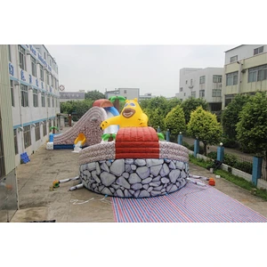 Water Slide For Adult Large Swimming Pool Water Park Pop For Sale-30x30x7m