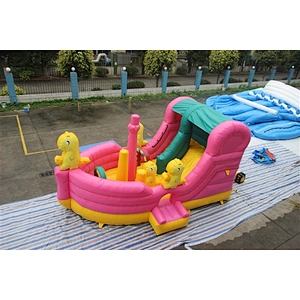 small cute dragon bouncer area for kids fun city inflatable amusement park-6x4x3M