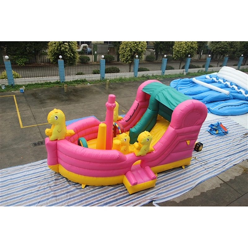 small cute dragon bouncer area for kids fun city inflatable amusement park-6x4x3M