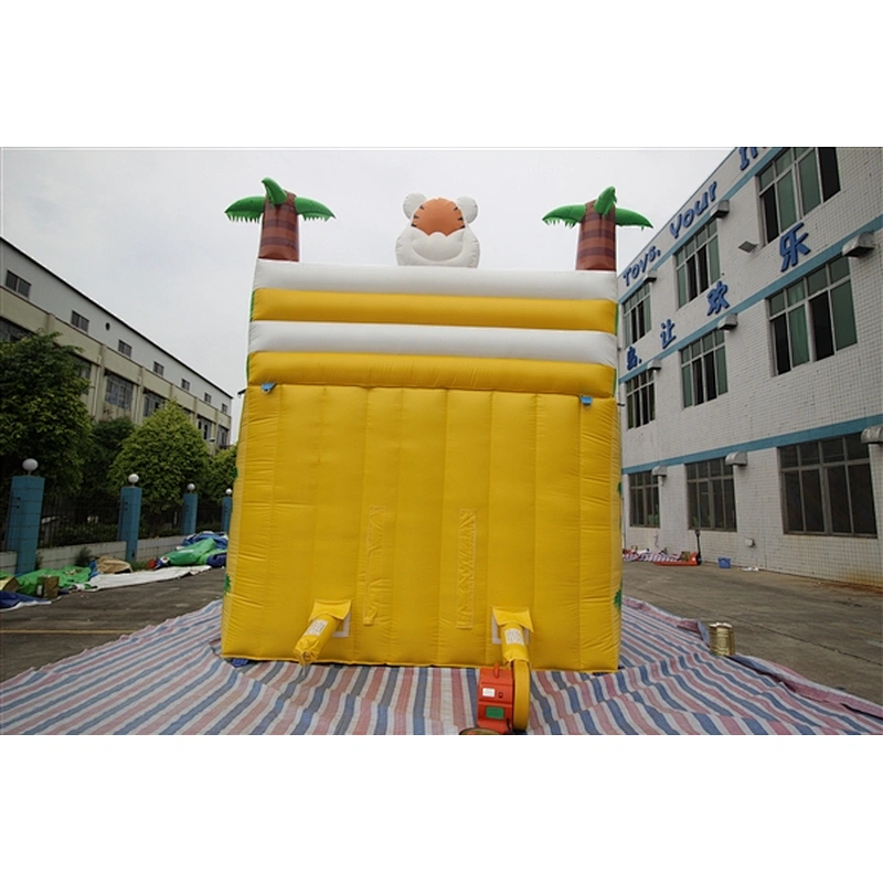 hawaii coconut tree tropical style inflatable bouncer slide Inflatable Slide-6x4x5M