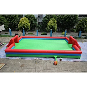 High Quality inflatable human table soccer inflatable soccer field inflatable sport games for sale-12x6M