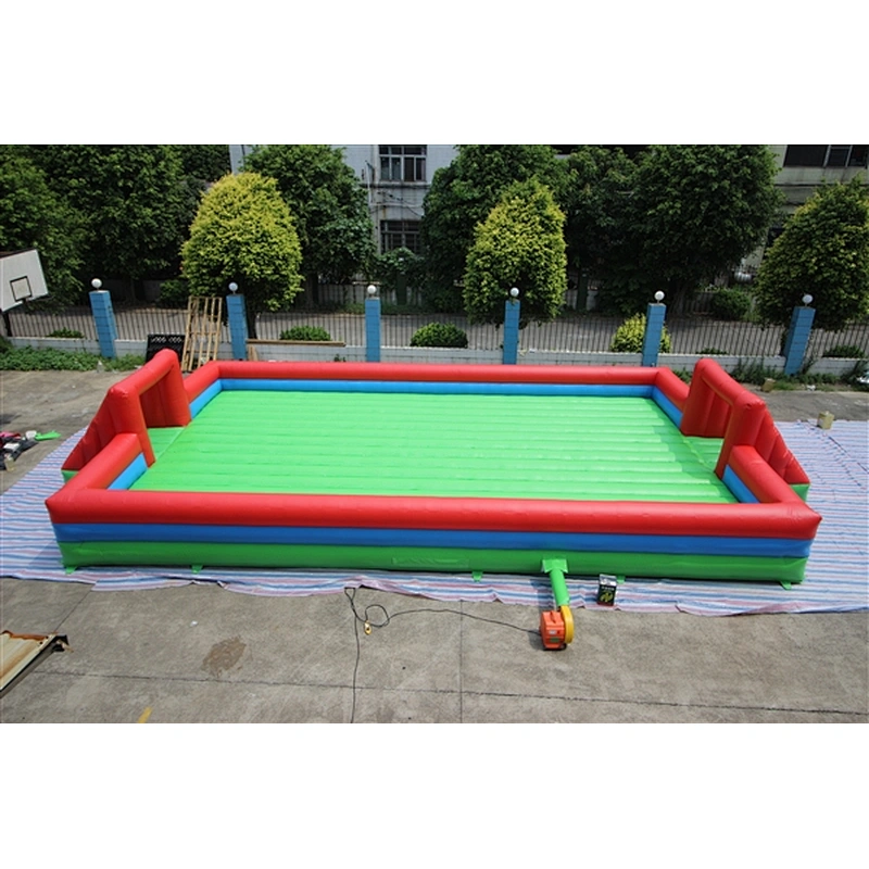 High Quality inflatable human table soccer inflatable soccer field inflatable sport games for sale-12x6M