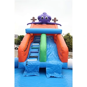 The hot sale octopuses giant inflatable water slide which is inflatable water slide for kids-5x3m