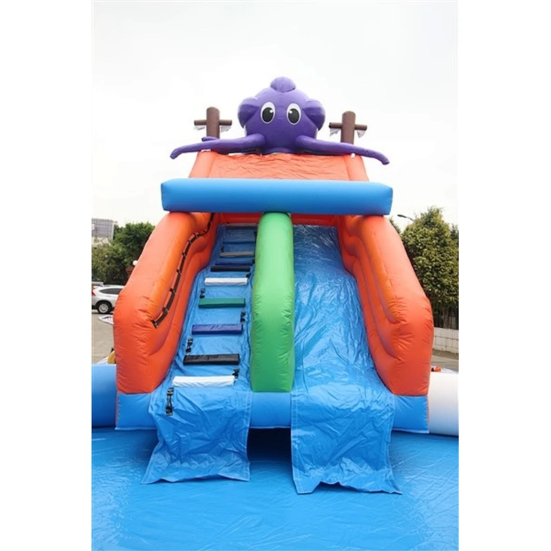 The hot sale octopuses giant inflatable water slide which is inflatable water slide for kids-5x3m