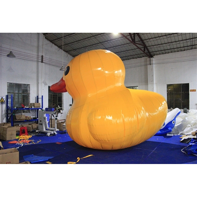 Popular Customized Inflatable Water Toys Inflatable Fooating Toys Giant Yellow Rubber Duck Hot Sale-5m