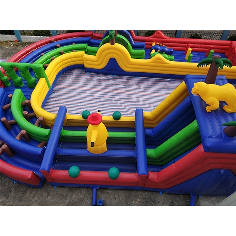 outdoor obstacle course equipment which is belonging to inflatable obstacle course for sale-55M