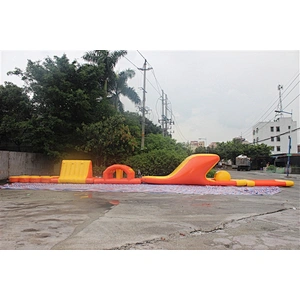 inflatable water obstacle