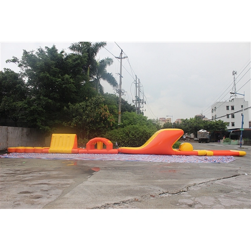 inflatable water obstacle