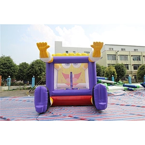 sitting Spongebob jumping castle jumping bouncer  Inflatable Bouncer-4x3M(main body3x3M)