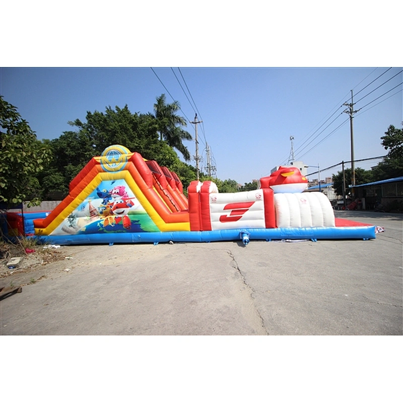 air plane super wings obstacle course inflatable inflatable obstacle inflatable obstacle course