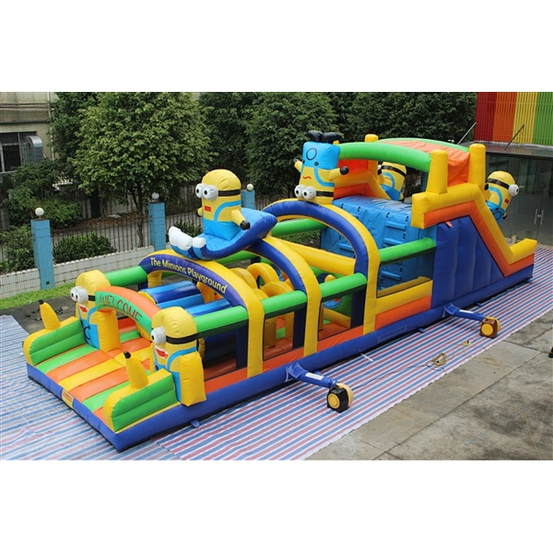 inflatable minions amusement park-15x4x5m