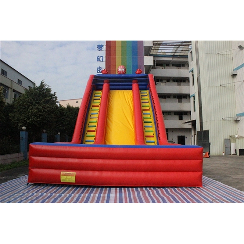 inflatable Spider-man slide-12x5.5x8.5m