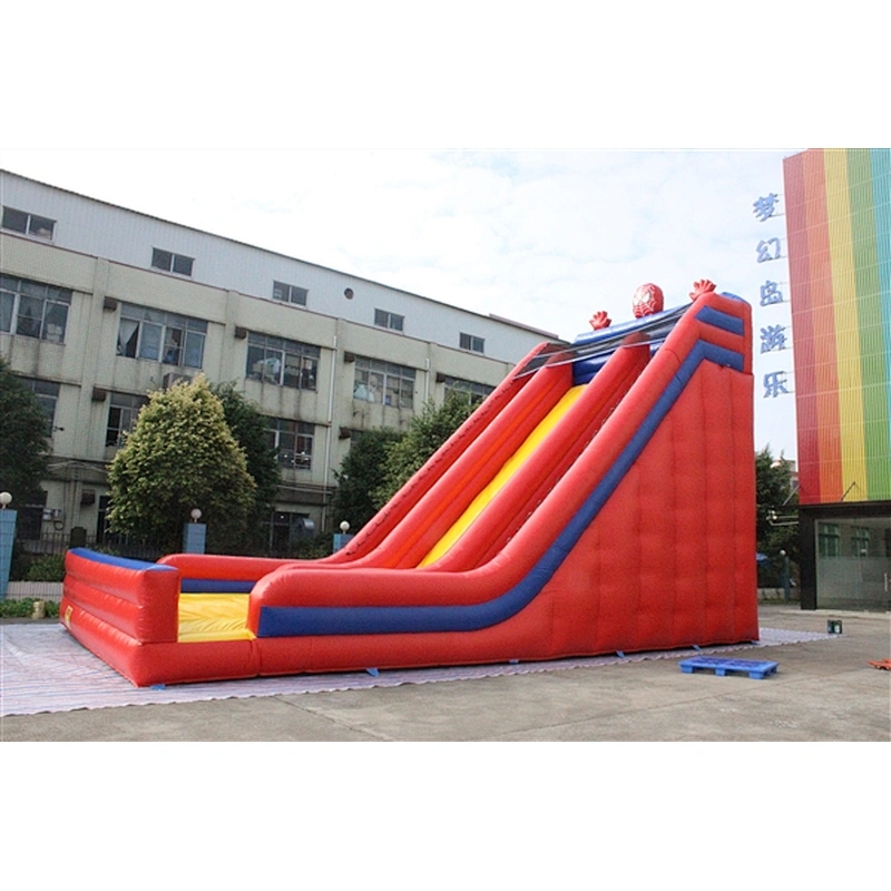 inflatable Spider-man slide-12x5.5x8.5m