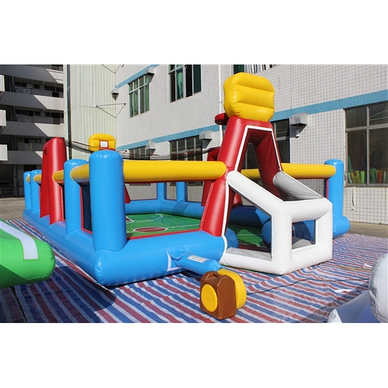 High Quality inflatable human table soccer inflatable soccer field inflatable sport games for sale-6x10m