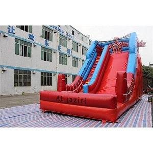 inflatable Spider-Man slide-8x4x4m