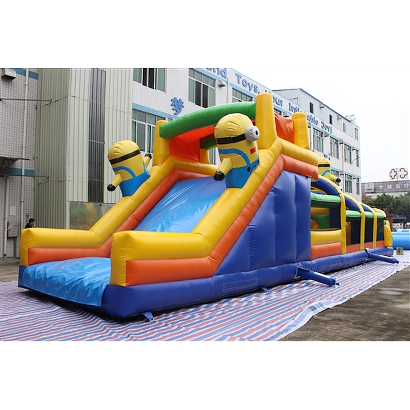inflatable minions amusement park-15x4x5m