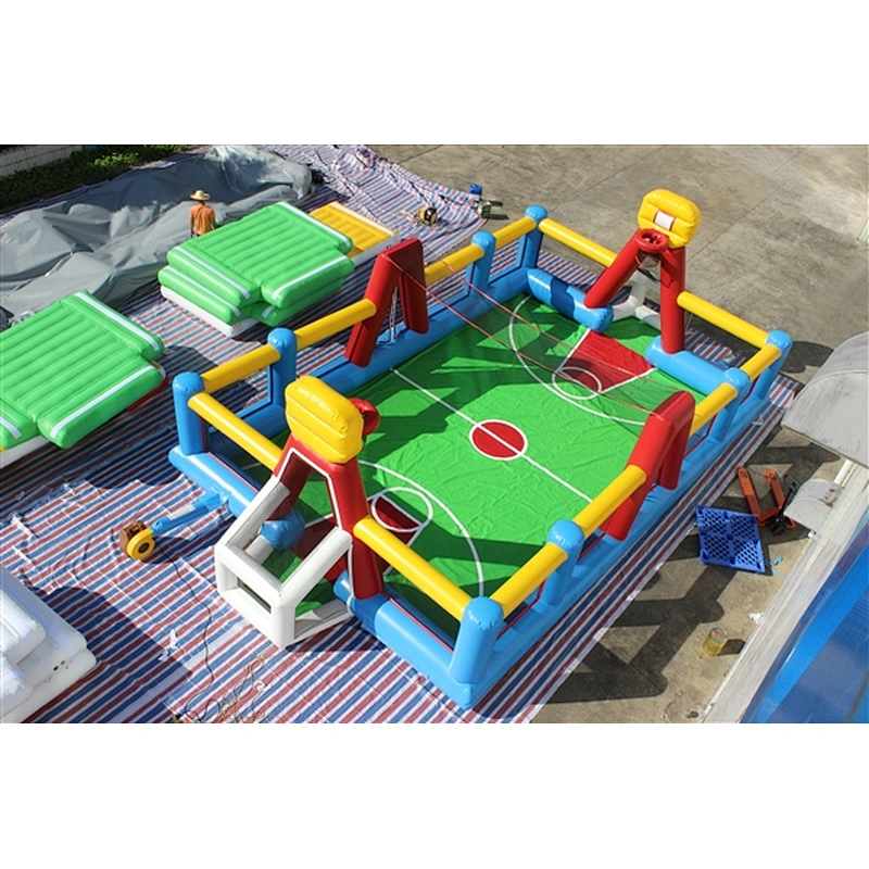 High Quality inflatable human table soccer inflatable soccer field inflatable sport games for sale-6x10m