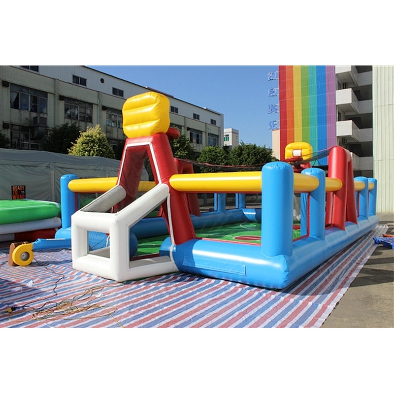 High Quality inflatable human table soccer inflatable soccer field inflatable sport games for sale-6x10m
