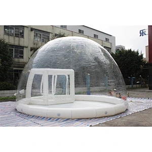 inflatable bubble tent-diameter 6 m height 4m