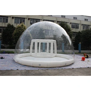 inflatable bubble tent-diameter 6 m height 4m