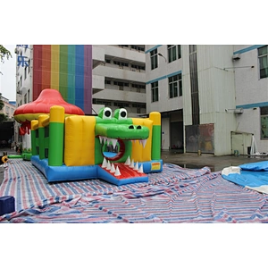 inflatable crocodile bouncer-7.6x4.8m