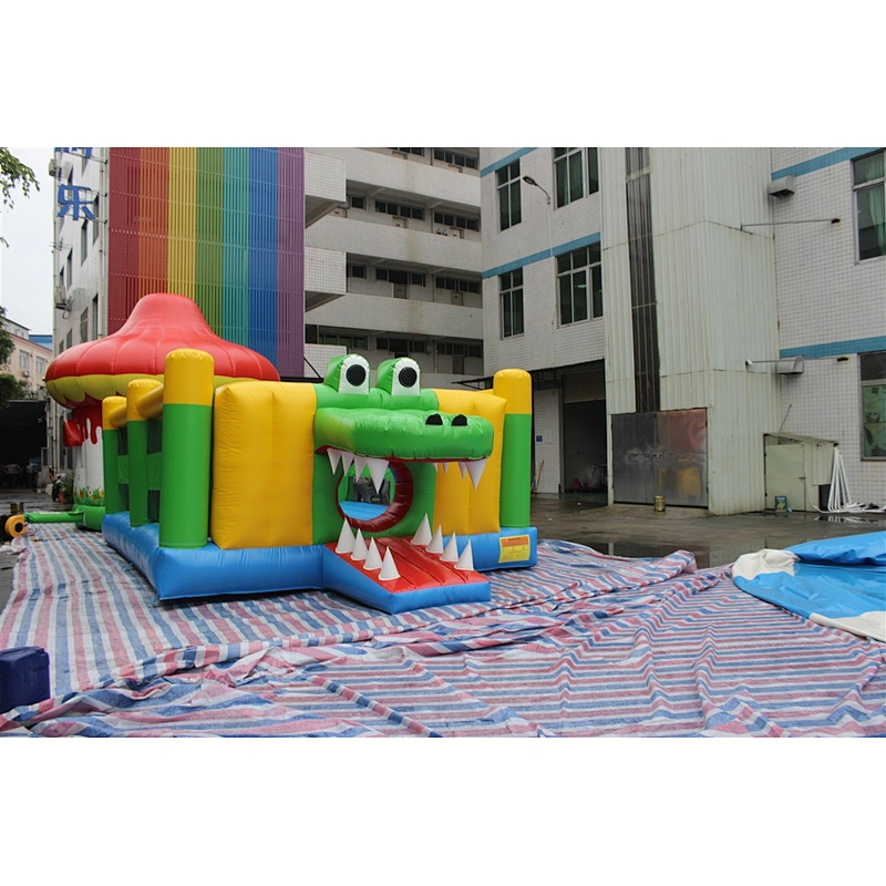 inflatable crocodile bouncer-7.6x4.8m
