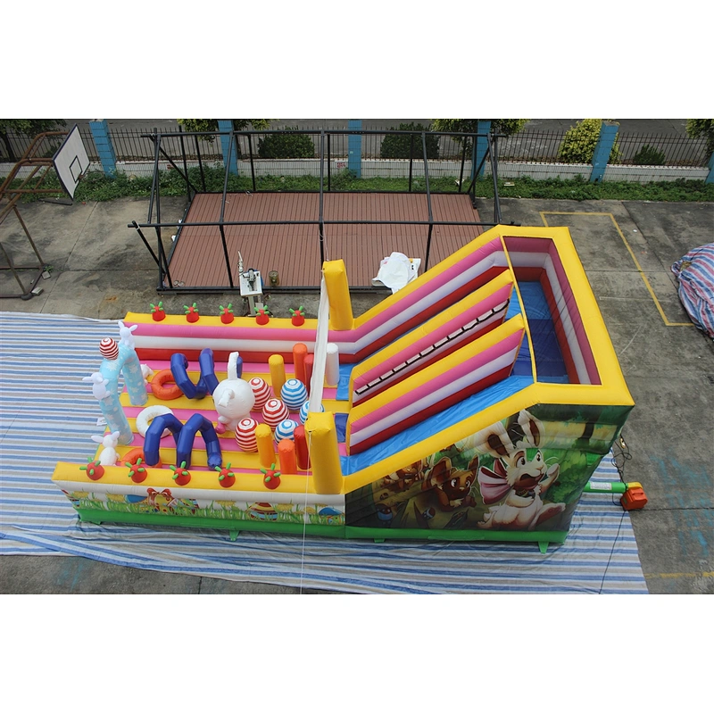 inflatable bunny castle-9x4.5x4m