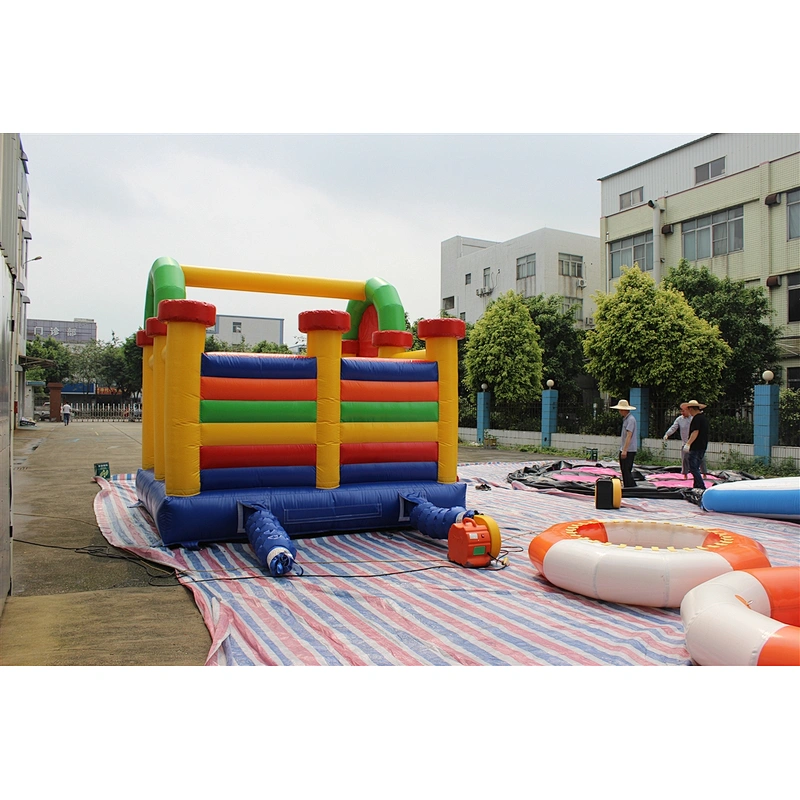inflatable colorful bouncer-5x5x3.5m