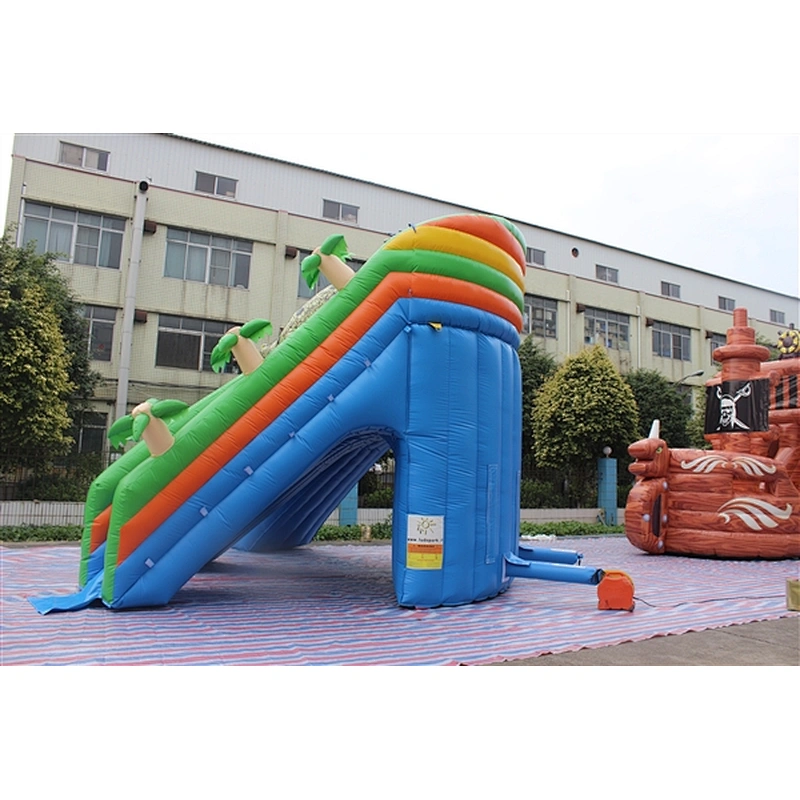 Crocodile inflatable water slide-6x5x5m
