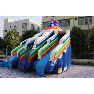 inflatable octopus water slide-4.5x4.5x4.5m