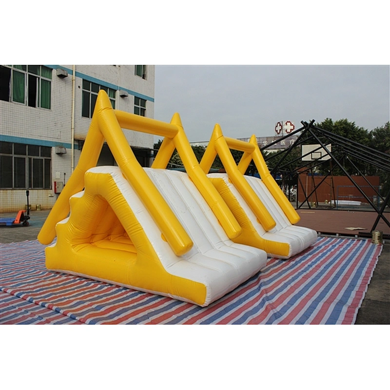 Triangle slide products Inflatable water park equipment ,inflatable water play equipment for water park-3x2x2.8M