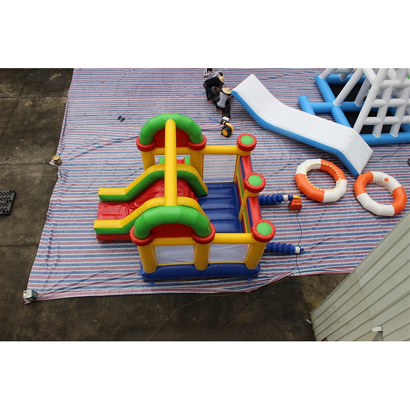 inflatable colorful bouncer-5x5x3.5m