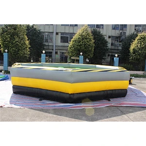 PVC material 8 players inflatable wipeout course for sale-7m