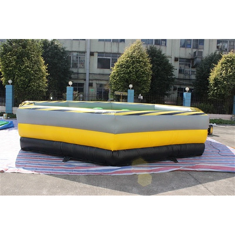 PVC material 8 players inflatable wipeout course for sale-7m