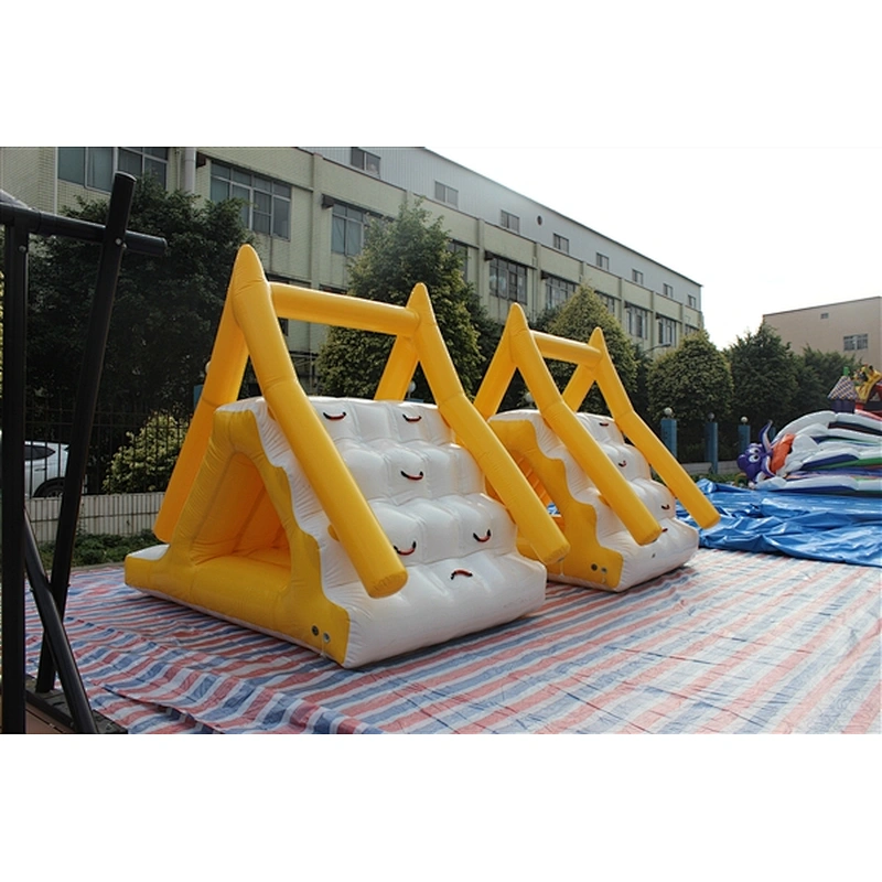 Triangle slide products Inflatable water park equipment ,inflatable water play equipment for water park-3x2x2.8M