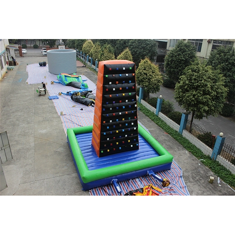 Customized Inflatable Floating Climbing wall, Inflatable Climbing Wall inflatable mountain climbing for sale-6x6x7m