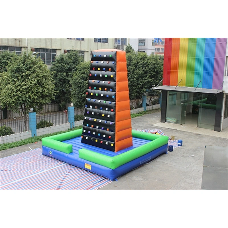 Customized Inflatable Floating Climbing wall, Inflatable Climbing Wall inflatable mountain climbing for sale-6x6x7m