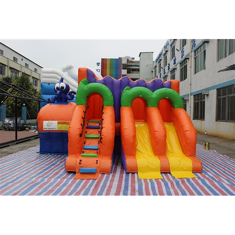 octopus inflatable octopus water slide-5x4x3M