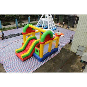 inflatable colorful bouncer-5x5x3.5m