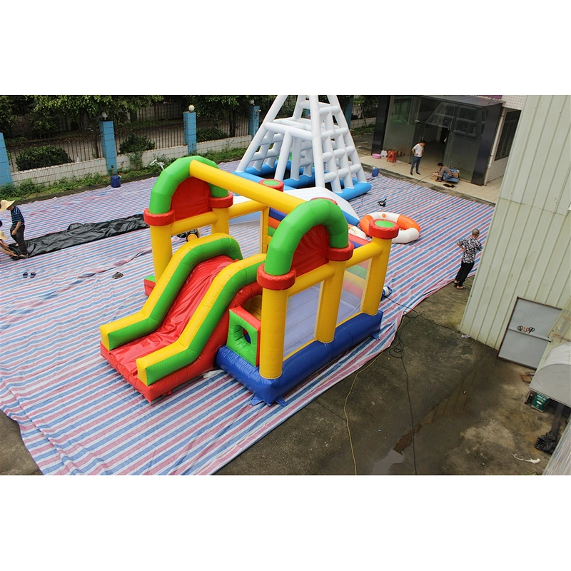inflatable colorful bouncer-5x5x3.5m
