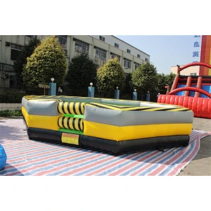 PVC material 8 players inflatable wipeout course for sale-7m