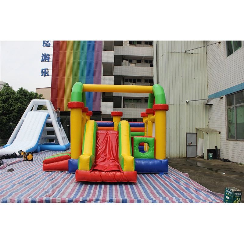 inflatable colorful bouncer-5x5x3.5m