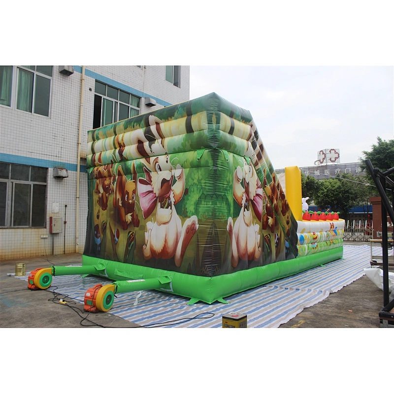 inflatable bunny castle-9x4.5x4m