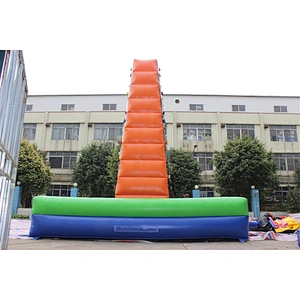 Customized Inflatable Floating Climbing wall, Inflatable Climbing Wall inflatable mountain climbing for sale-6x6x7m