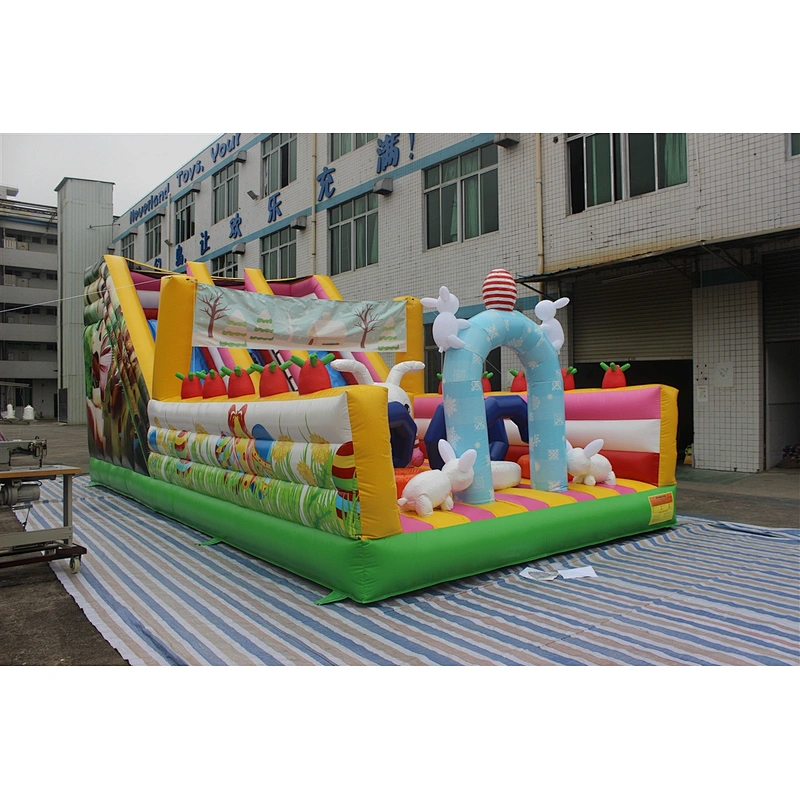 inflatable bunny castle-9x4.5x4m