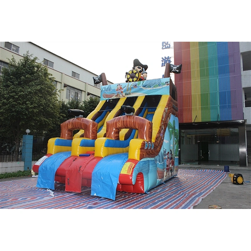 pirate ship water slide-6x4x6m