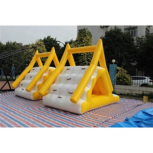 Triangle slide products Inflatable water park equipment ,inflatable water play equipment for water park-3x2x2.8M