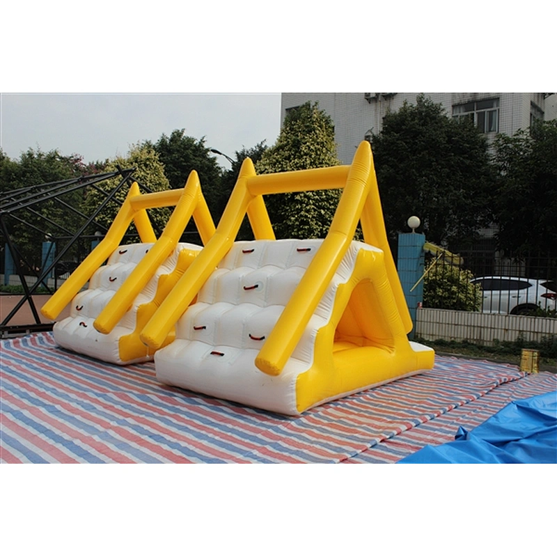 Triangle slide products Inflatable water park equipment ,inflatable water play equipment for water park-3x2x2.8M