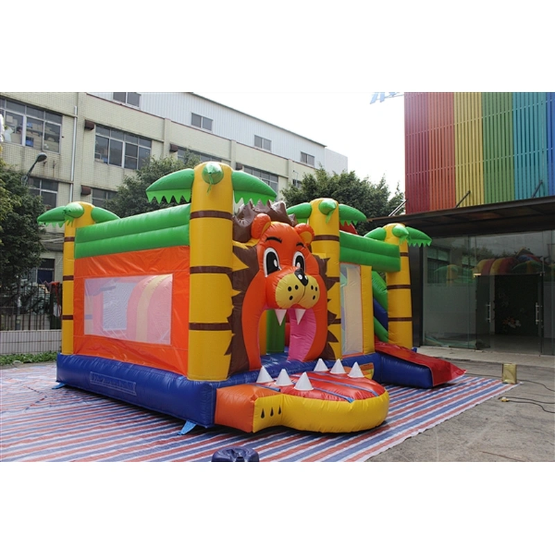 lion jumping castle jumping bouncer Inflatable Bouncer-5.5x5x4M