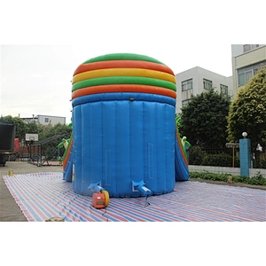 Crocodile inflatable water slide-6x5x5m